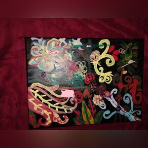 Dark Jungle Abstract Painting By Yen